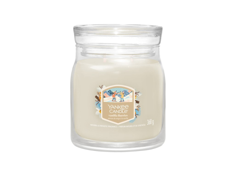 Yankee Candle Vanilla Flurries vonná svíčka Signature 368 g