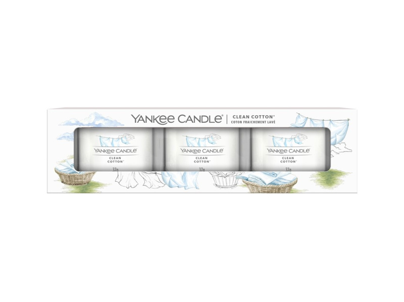 Yankee Candle Clean Cotton dárková sada