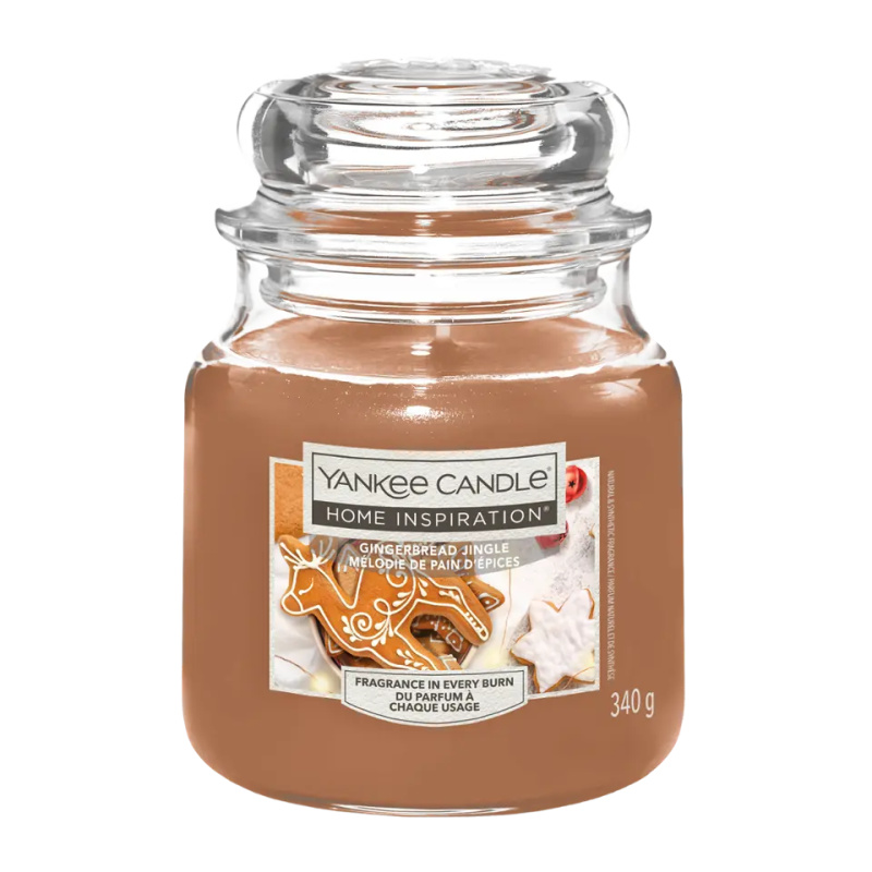 Yankee Candle Vonná svíčka Home Inspiration Gingerbread Jingle 340 g