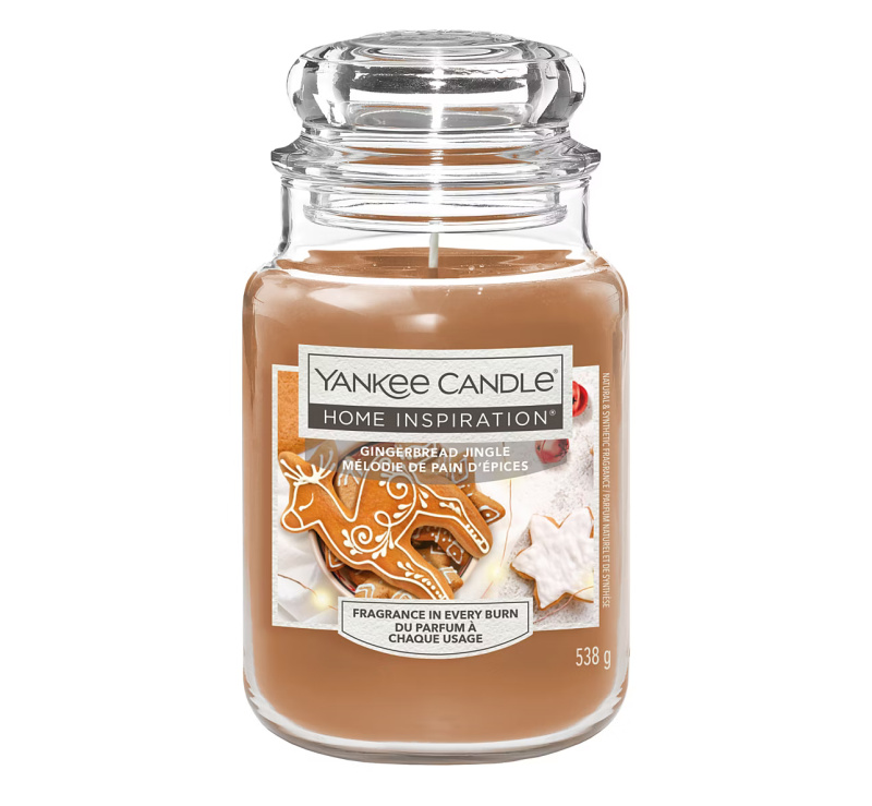 Yankee Candle Vonná svíčka Home Inspiration Gingerbread Jingle 538 g