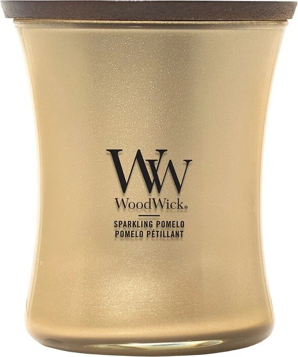 Woodwick Precious Metals Sparkling Pomelo vonná svíčka 275 g
