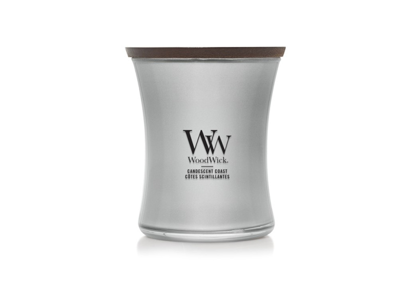 Woodwick Precious Metals Candescent Coast vonná svíčka 275 g