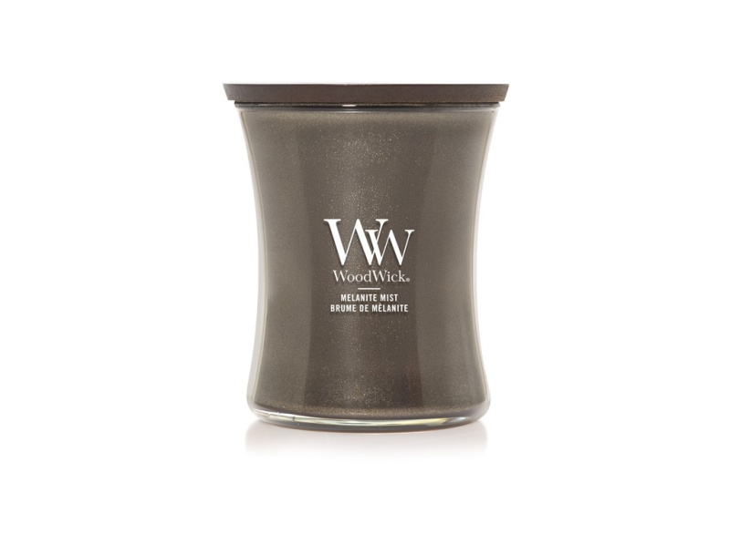 Woodwick Precious Metals Melanite Mist vonná svíčka 275 g