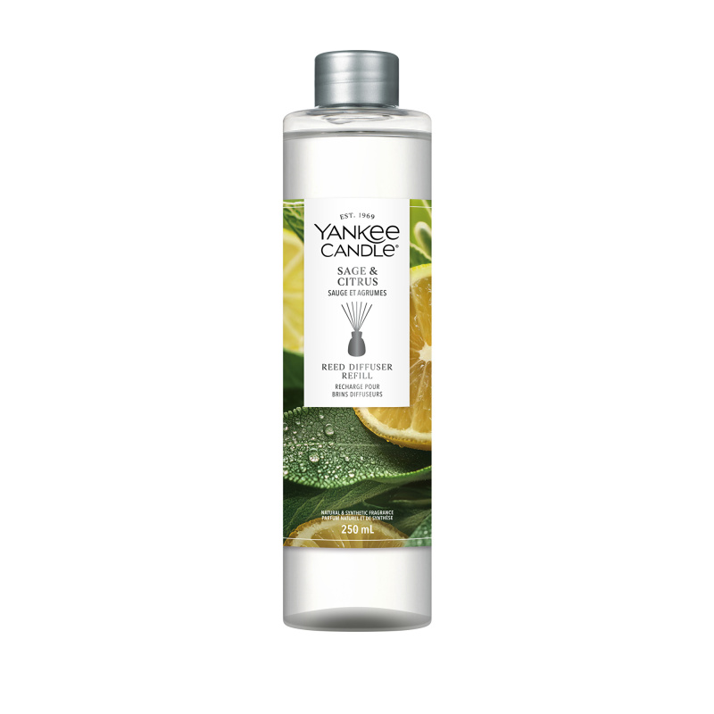 YANKEE CANDLE SIGNATURE SAGE & CITRUS REED NÁPLŇ 250 ml