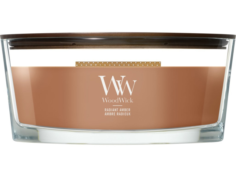 WoodWick Vonná svíčka loď Radiant Amber 453,6 g