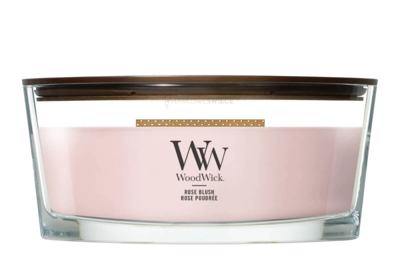 WoodWick Vonná svíčka loď Rose Blush 453,6 g