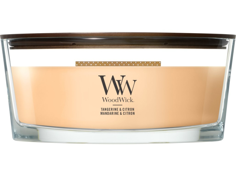 WoodWick Vonná svíčka loď Tangerine & Citron 453,6 g
