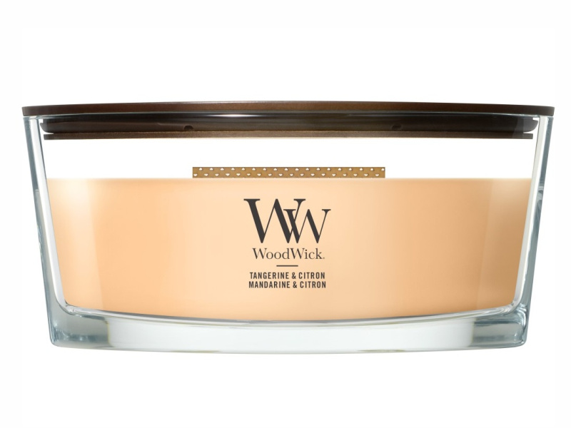 WoodWick Vonná svíčka loď Tangerine & Citron 453,6 g