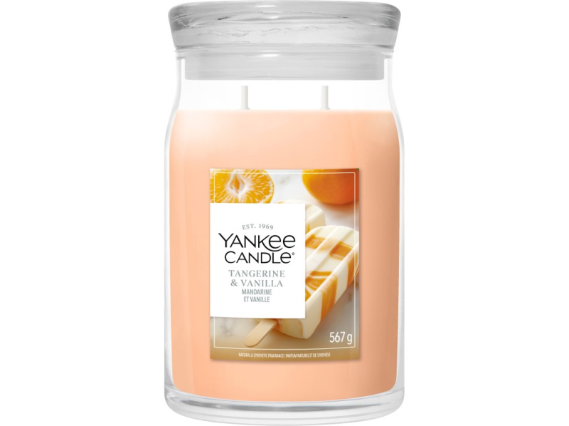 Yankee Candle Tangerine & Vanilla vonná svíčka 567 g