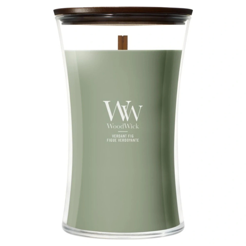 WoodWick Vonná svíčka váza velká Verdant Fig 609,5 g