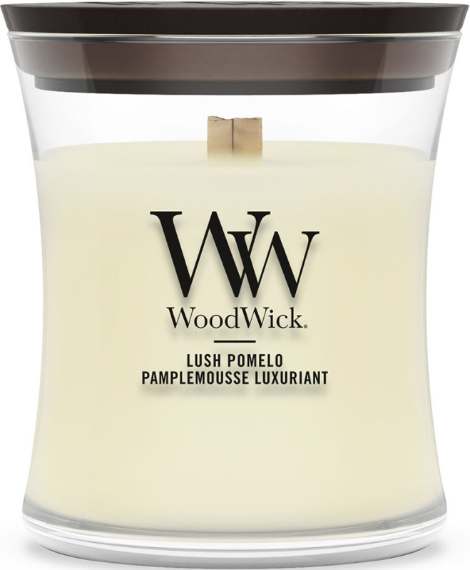 WoodWick Vonná svíčka váza malá Lush Pomelo 85 g