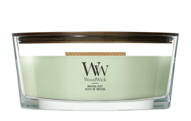 WoodWick Vonná svíčka loď Matcha Zest 453,6 g