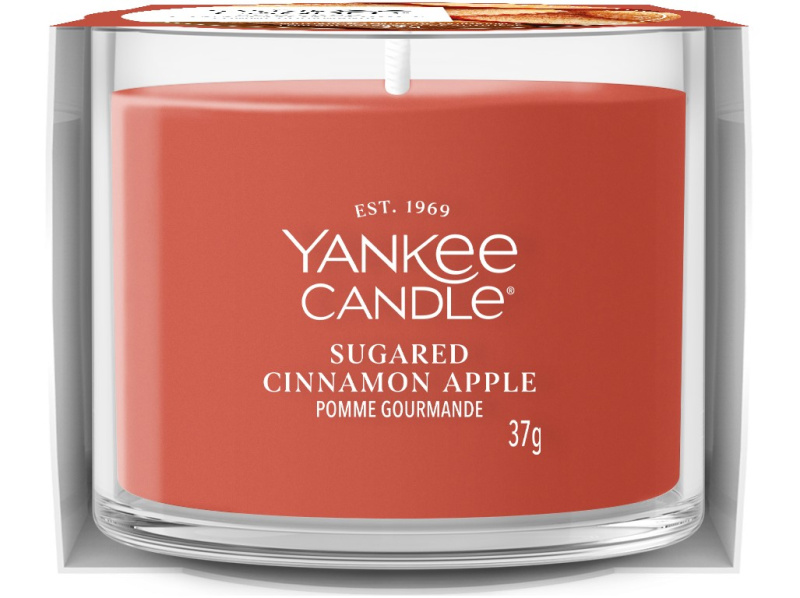 Yankee Candle Sugared Cinnamon Apple votivní svíčka 37 g