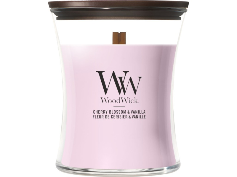 WoodWick Vonná svíčka váza střední Cherry Blossom & Vanilla 275 g