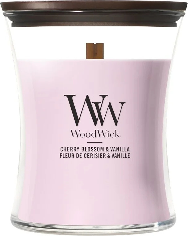 WoodWick Vonná svíčka váza střední Cherry Blossom & Vanilla 275 g