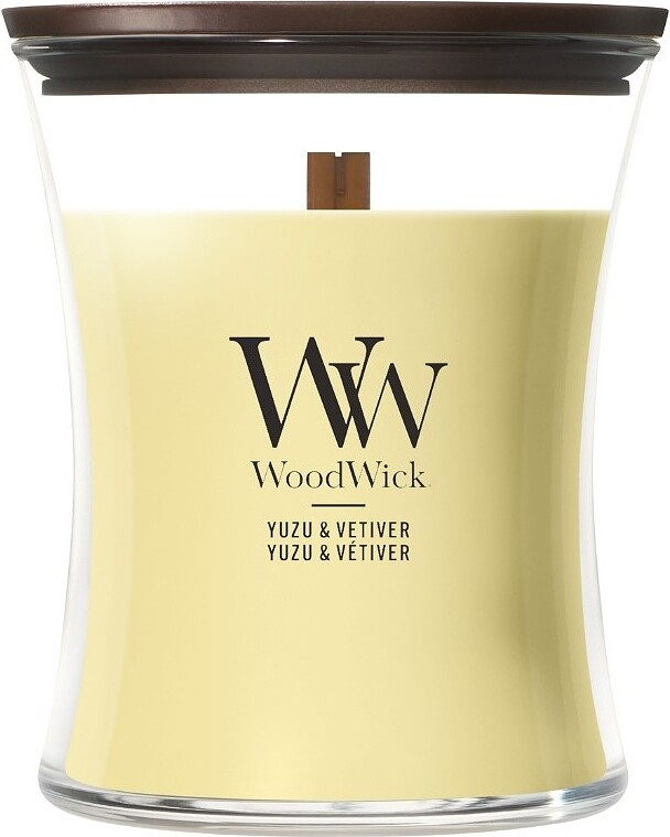 WoodWick Vonná svíčka váza střední Yuzu & Vetiver 275 g