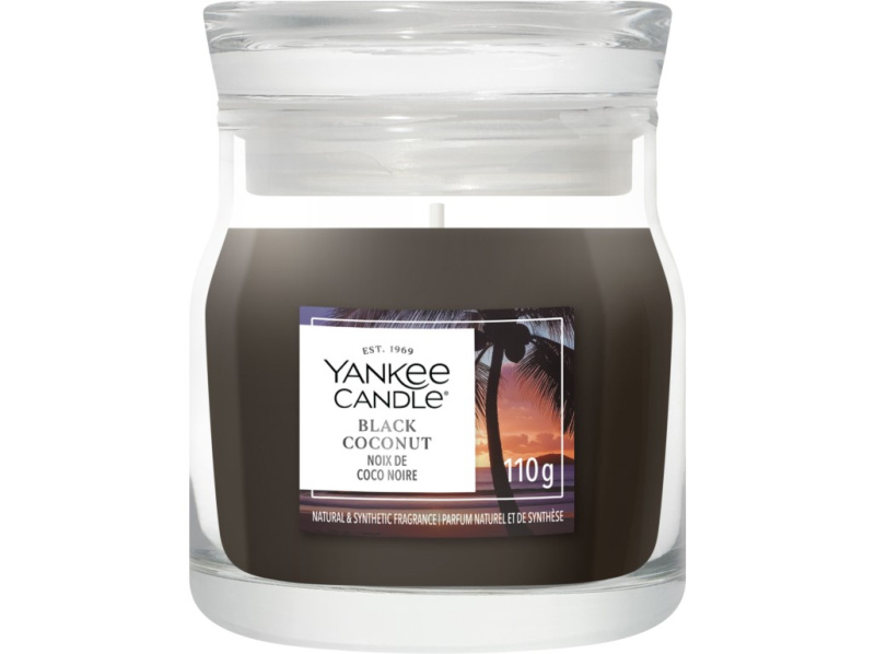 Yankee Candle Black Coconut vonná svíčka Signature 110 g