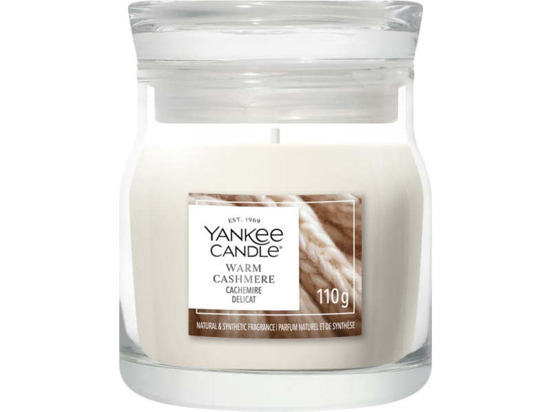 Yankee Candle Warm Cashmere vonná svíčka Signature 110 g