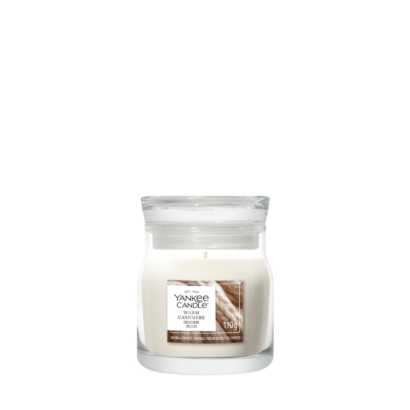 Yankee Candle Warm Cashmere vonná svíčka Signature 110 g