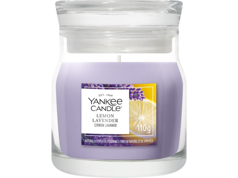 Yankee Candle Lemon Lavender vonná svíčka Signature 110 g