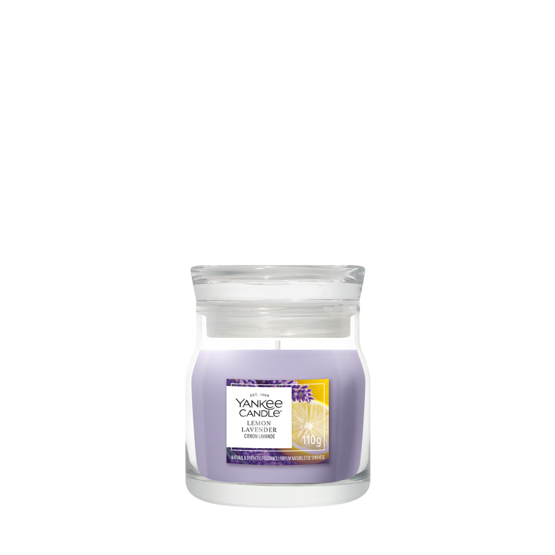 Yankee Candle Lemon Lavender vonná svíčka Signature 110 g