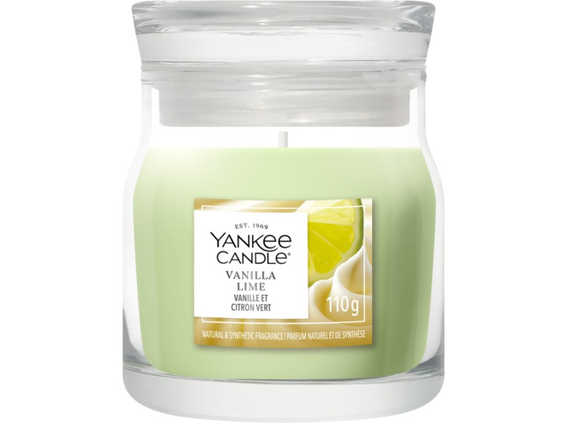 Yankee Candle Vanilla Lime vonná svíčka Signature 110 g
