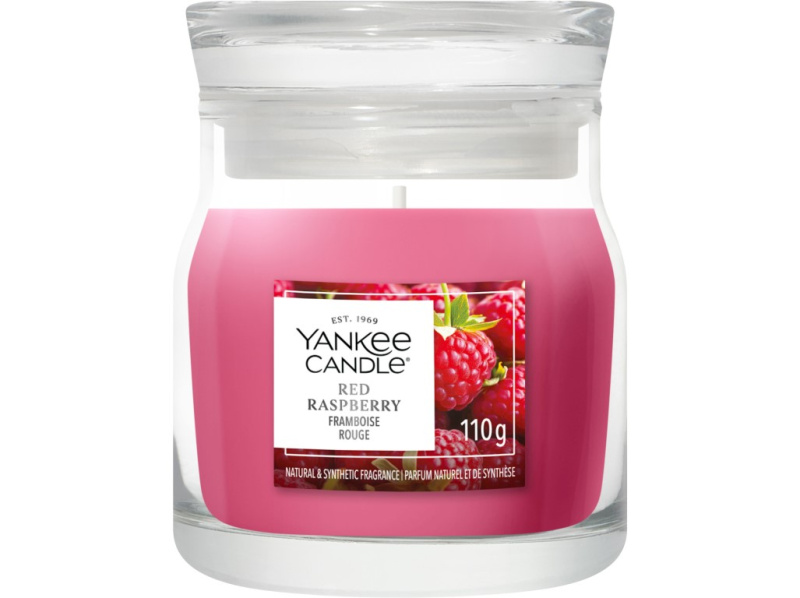 Yankee Candle Red Raspberry vonná svíčka Signature 110 g