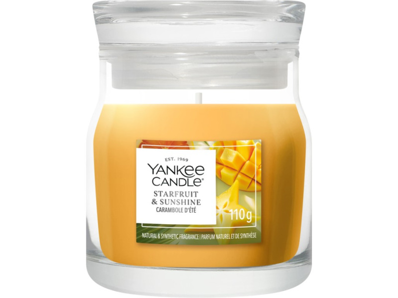 Yankee Candle Starfruit & Sunshine vonná svíčka Signature 110 g