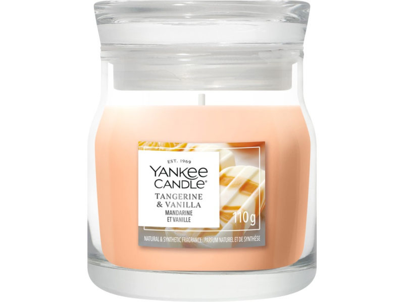 Yankee Candle Tangerine & Vanilla vonná svíčka Signature 110 g