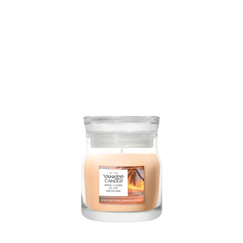 Yankee Candle Pink Sands Glow vonná svíčka Signature 110 g