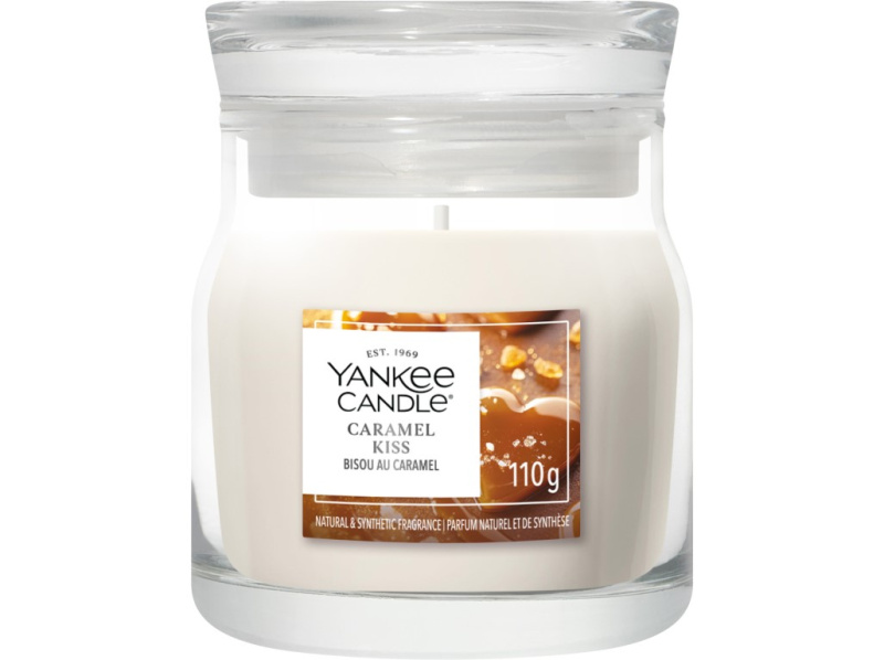 Yankee Candle Caramel Kiss vonná svíčka Signature 110 g