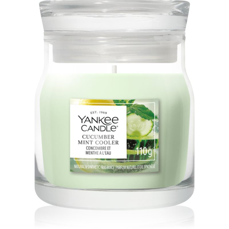 Yankee Candle Cucumber Mint Cooler vonná svíčka Signature 110 g