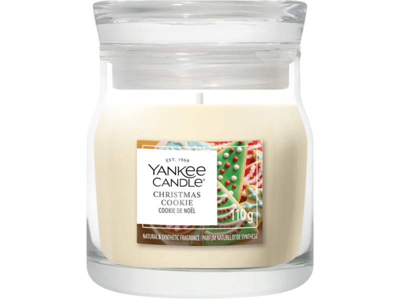 Yankee Candle Christmas Cookie vonná svíčka Signature 110 g