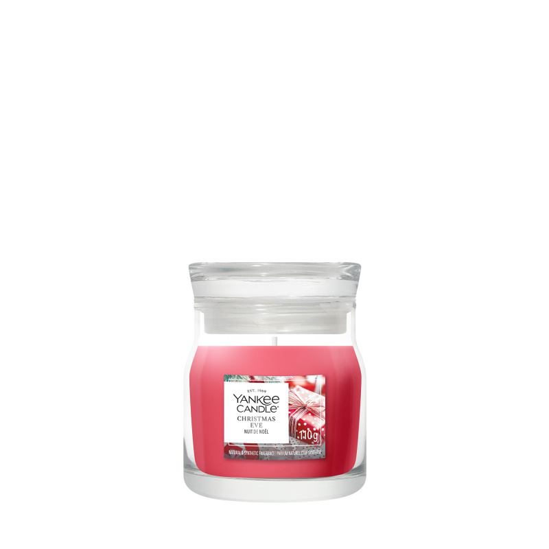 Yankee Candle Aromatická svíčka Signature sklo malé Christmas Eve 110 g