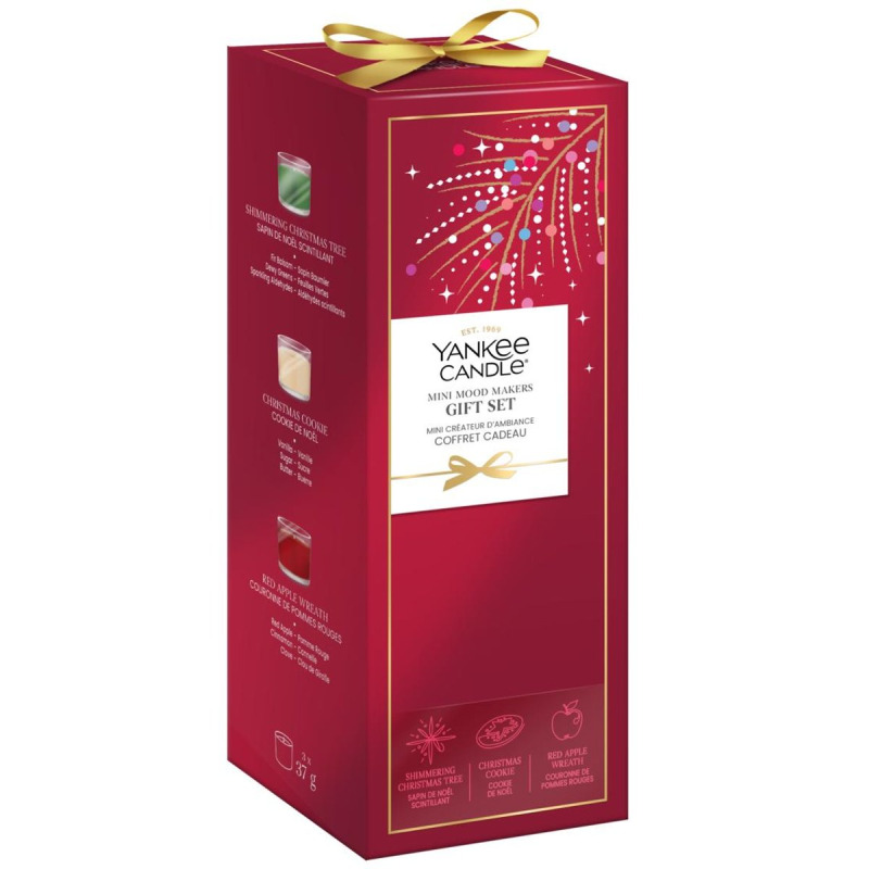 Yankee Candle Dárková sada votivních svíček ve skle 3 ks