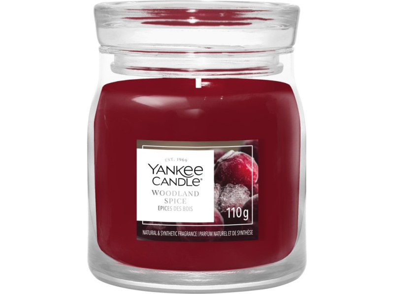 Yankee Candle Woodland Spice vonná svíčka 110 g