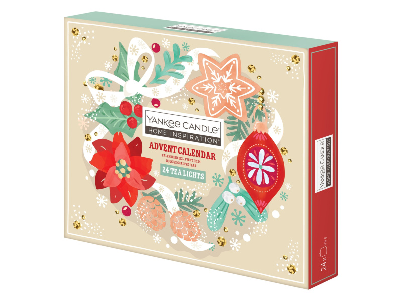 Yankee Candle Adventní kalendář s vonnými čajovými svíčkami 2026
