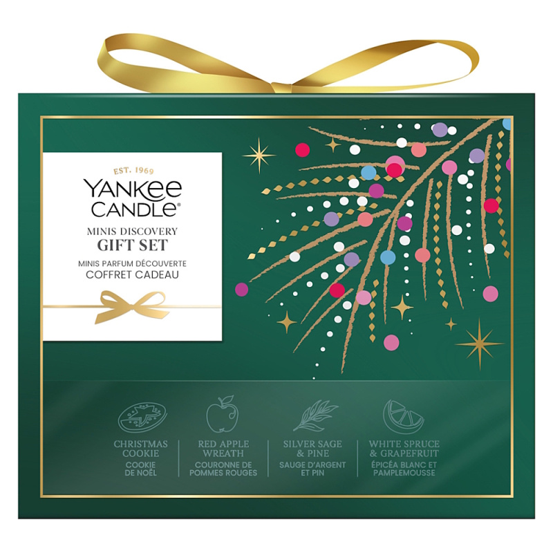 Yankee Candle Christmas Collection 2026 Minis Discovery vánoční dárková sada