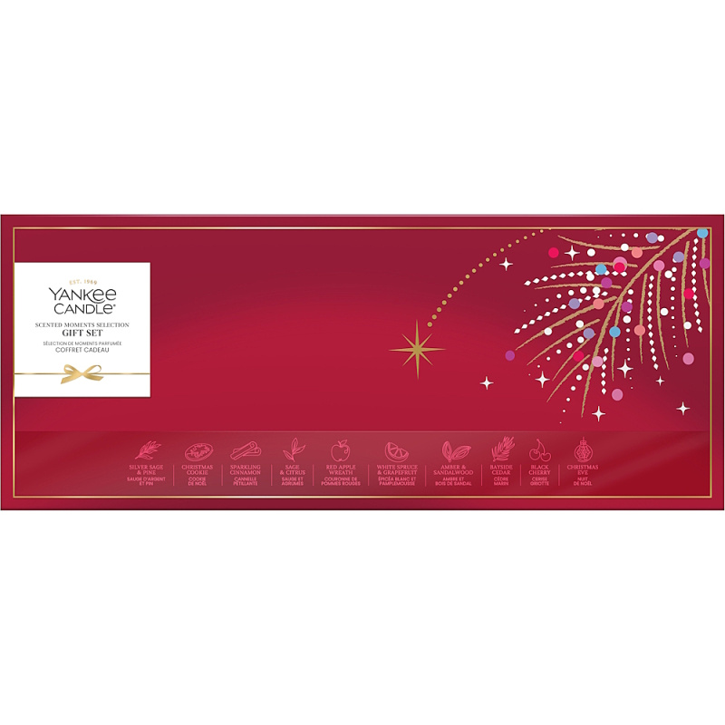 Yankee Candle Dárková sada čajových svíček 10 ks + svícen