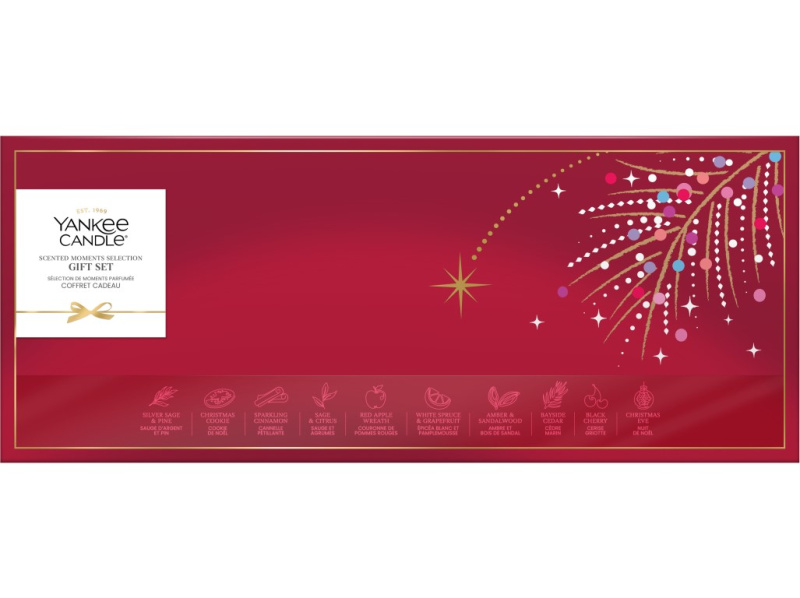 Yankee Candle Dárková sada čajových svíček 10 ks + svícen