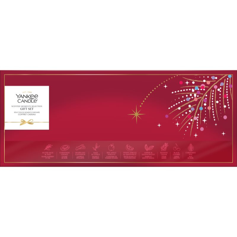 Yankee Candle Dárková sada čajových svíček 10 ks + svícen