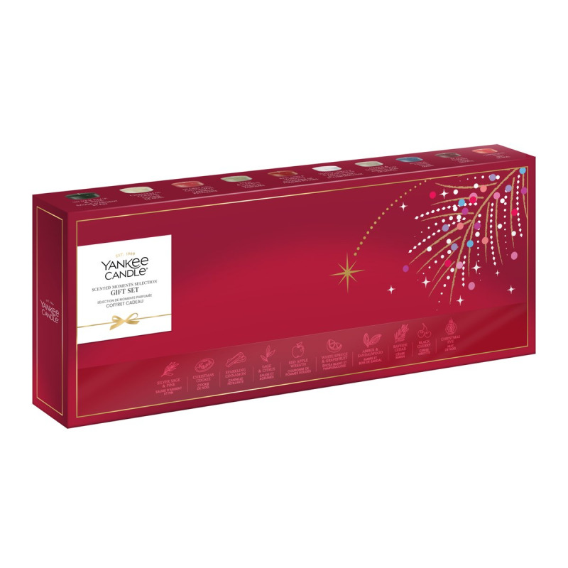 Yankee Candle Dárková sada čajových svíček 10 ks + svícen