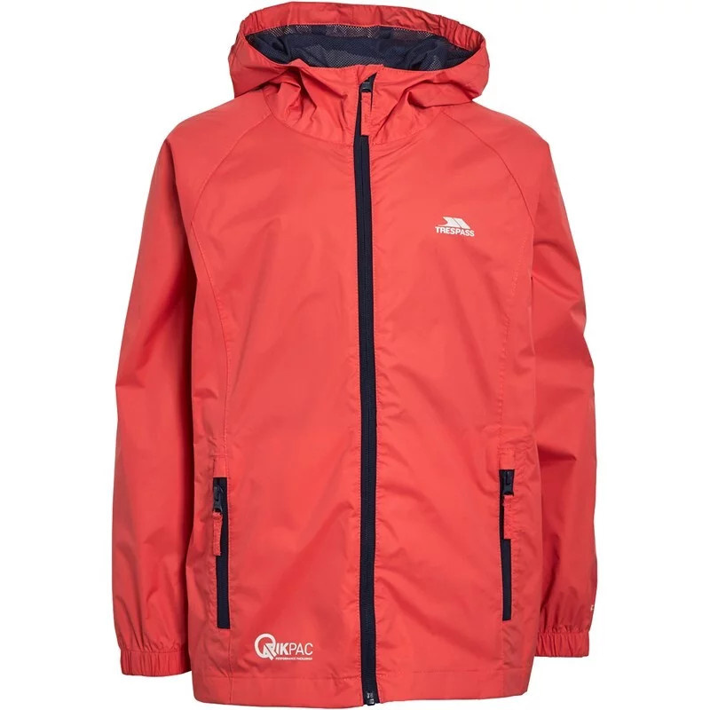 Dětská nepromokavá bunda Trespass Qikpac Jacket Velikost: 5/6