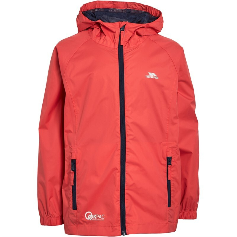 Dětská nepromokavá bunda Trespass Qikpac Jacket Velikost: 7/8