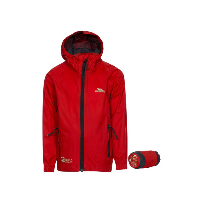 Dětská bunda Trespass Qikpac Rainwear Velikost: 7/8