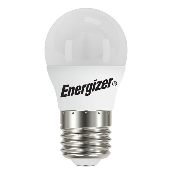 Malá LED žárovka E27 4,9W 470lm G45 studená, ekv. 40W, Energizer