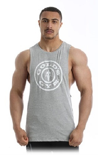 Golds Gym Gold's Gym Pánské tílko GGVST142 šedá - XL