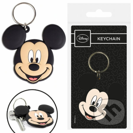 Přívěsek na klíče gumová Mickey Mouse