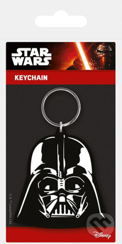 Klíčenka gumová Star Wars Darth Vader