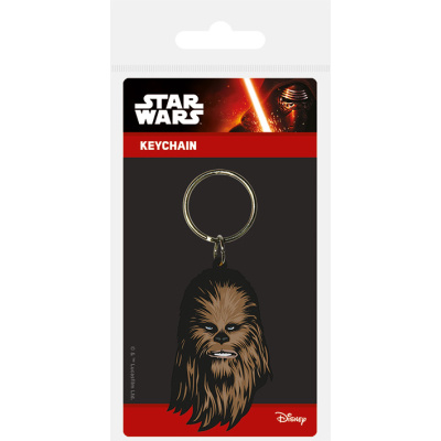 Klíčenka gumová s motivem Chewbacca - Star Wars